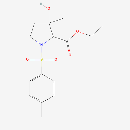 ethyl 3-hydroxy-3-methyl-1-tosylpyrrolidine-2-carboxylate (CAS: 3284-52-4) - Related Chemical Product