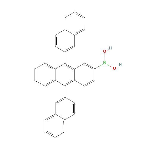9,10-Bis(2-naphthyl)anthracene-2-ylboronic acid (CAS: 867044-28-8) - Related Chemical Product