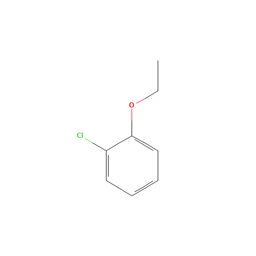 2-CHLOROPHENETOLE (CAS: 614-72-2) - Chemical Structure and Molecular Formula 