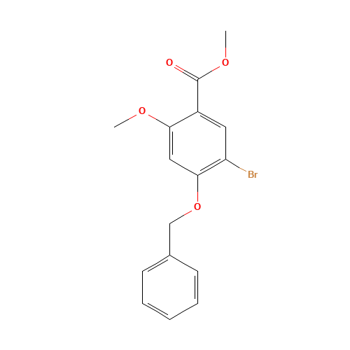 methyl 4-(benzyloxy)-5-bromo-2-methoxybenzoate (CAS: 1131587-96-6) - Related Chemical Product