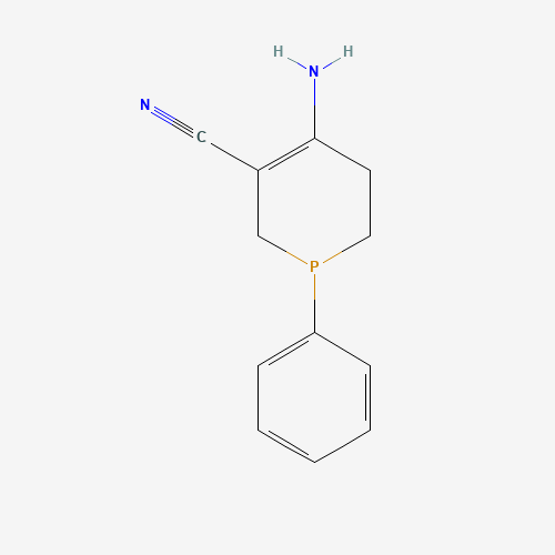 4-amino-1-phenyl-1,2,5,6-tetrahydro-3-phosphininecarbonitrile (CAS: 23848-09-1) - Related Chemical Product