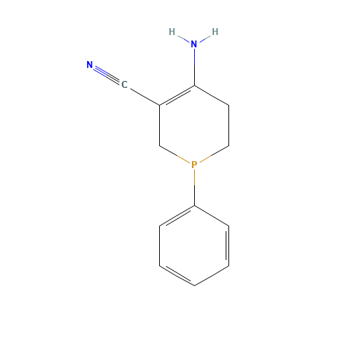 4-amino-1-phenyl-1,2,5,6-tetrahydro-3-phosphininecarbonitrile (CAS: 23848-09-1) - Related Chemical Product