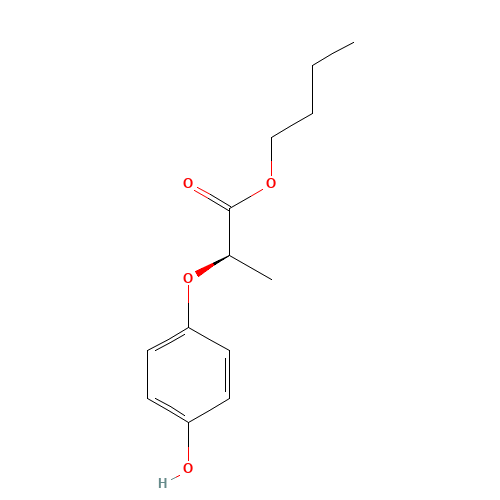 Butyl ( R )-(+)-2-(4-Hydroxyphenoxy)-propanoate (CAS: 87129-32-6) - Related Chemical Product