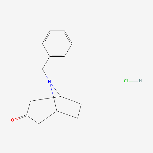 8-(Phenylmethyl)-8-azabicyclo[3.2.1]octan-3-one hydrochloride (CAS: 83393-23-1) - Related Chemical Product