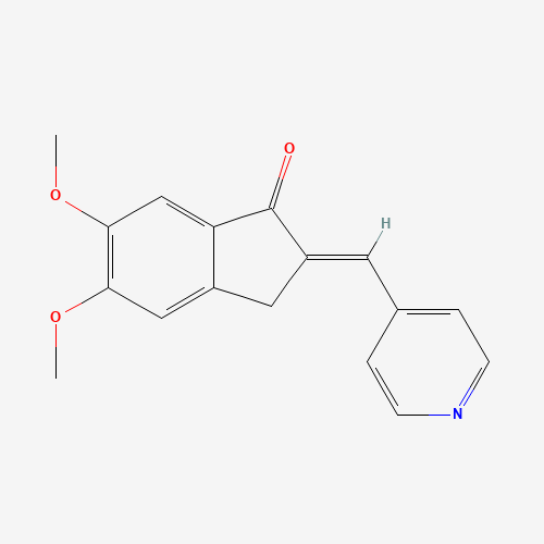 5,6-Dimethoxy-2-(pyridine-4-yl)methylene-indan-1-one (CAS: 4803-74-1) - Related Chemical Product