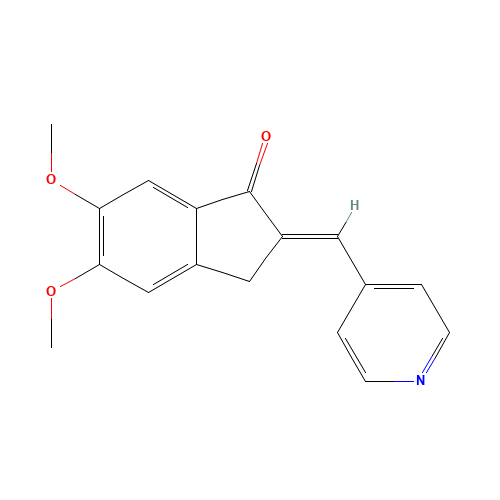 5,6-Dimethoxy-2-(pyridine-4-yl)methylene-indan-1-one (CAS: 4803-74-1) - Related Chemical Product