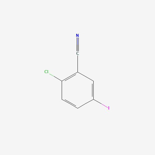 2-CHLORO-5-IODOBENZONITRILE (CAS: 289039-29-8) - Chemical Structure and Molecular Formula 