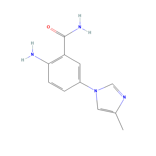 2-amino-5-(4-methyl-1H-imidazol-1-yl)benzamide (CAS: 1206679-06-2) - Related Chemical Product