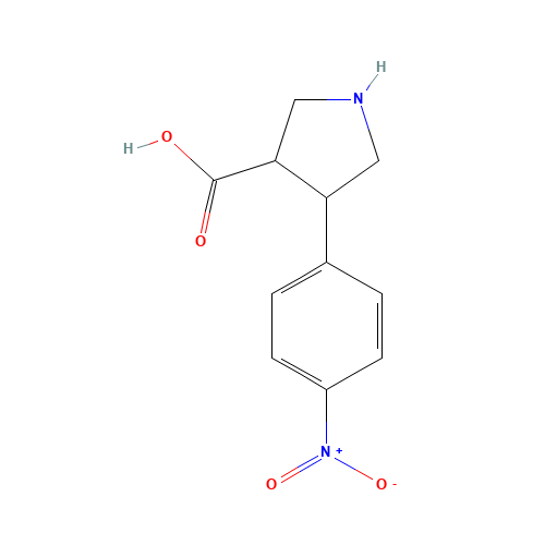 Trans-4-(4-nitrophenyl)pyrrolidine-3-carboxylic acid (CAS: 1049978-30-4) - Related Chemical Product