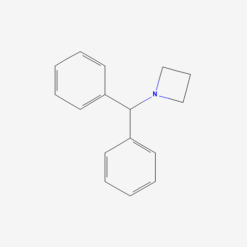 1-Diphenylmethylazetidine (CAS: 107128-00-7) - Chemical Structure and Molecular Formula 