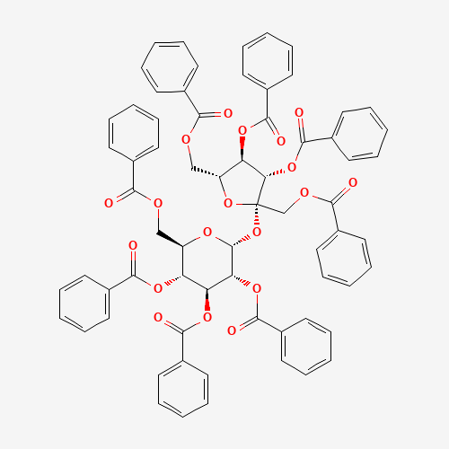 Sucrose benzoate (CAS: 12738-64-6) - Chemical Structure and Molecular Formula 
