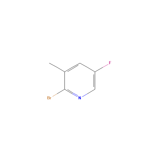 2-Bromo-5-fluoro-3-picoline (CAS: 38186-85-5) - Chemical Structure and Molecular Formula 