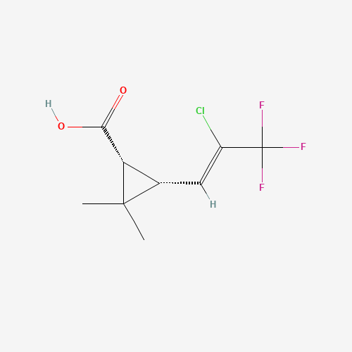 Z-(1R,S)-cis-2,2-dimethyl-3-(2,2-chloro-3,3,3-trifluoro-1-propenyl)cyclopropanecarboxylic acid (CAS: 72748-35-7) - Related Chemical Product