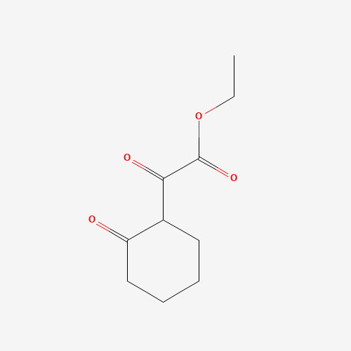2-OXOCYCLOHEXANEGLYOXYLIC ACID ETHYL ESTER (CAS: 5396-14-5) - Chemical Structure and Molecular Formula 