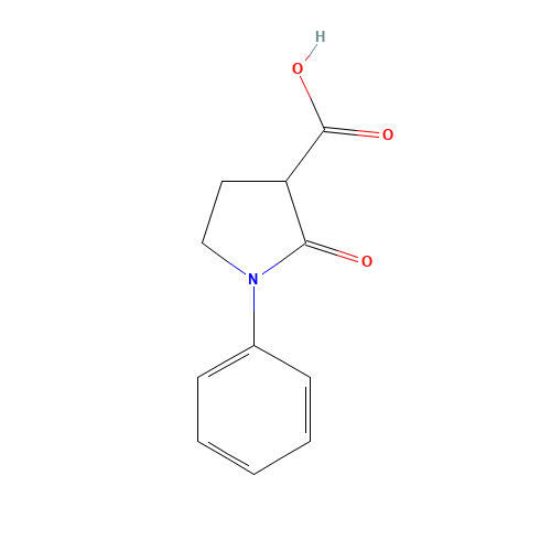 1-PHENYL-2-OXO-3-PYRROLIDINECARBOXYLIC (CAS: 56137-52-1) - Related Chemical Product
