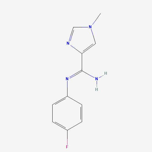 N-(4-Fluorophenyl)1-methyl-1H-imidazole-4-carboximidamide (CAS: 959604-70-7) - Related Chemical Product