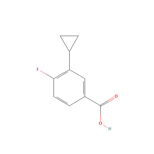 3-cyclopropyl-4-fluorobenzoic acid (CAS: 1063733-86-7) - Related Chemical Product