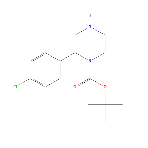 2-(4-CHLOROPHENYL)PIPERAZINE-1-CARBOXYLIC ACID TERT-BUTYL ESTER (CAS: 769944-39-0) - Related Chemical Product