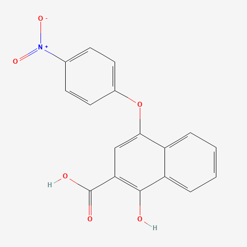 1-Hydroxy-4-(4-nitrophenoxy)-2-naphthoic acid (CAS: 21894-06-4) - Related Chemical Product