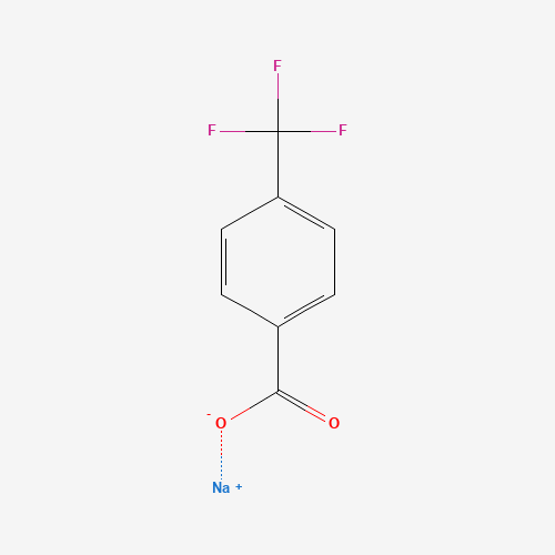 Sodium 4-trifluoromethylbenzoate (CAS: 25832-58-0) - Chemical Structure and Molecular Formula 