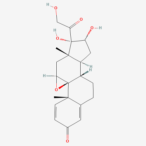 (9,16b)-9,11-Epoxy-16,17,21-trihydroxypregna-1,4-diene-3,20-dione (CAS: 215095-77-5) - Related Chemical Product