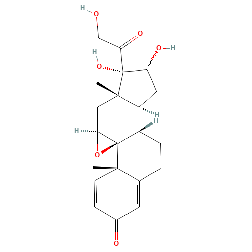 (9,16b)-9,11-Epoxy-16,17,21-trihydroxypregna-1,4-diene-3,20-dione (CAS: 215095-77-5) - Related Chemical Product