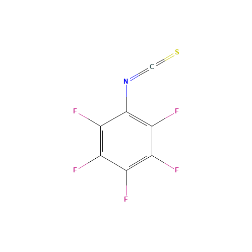 PENTAFLUOROPHENYL ISOTHIOCYANATE (CAS: 35923-79-6) - Chemical Structure and Molecular Formula 