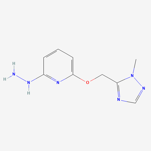 1-(6-((2-methyl-2H-1,2,4-triazol-3-yl)methoxy)pyridin-2-yl)hydrazine (CAS: 1184915-22-7) - Related Chemical Product