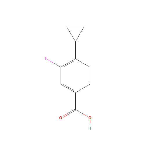 4-cyclopropyl-3-iodobenzoic acid (CAS: 1131588-02-7) - Related Chemical Product