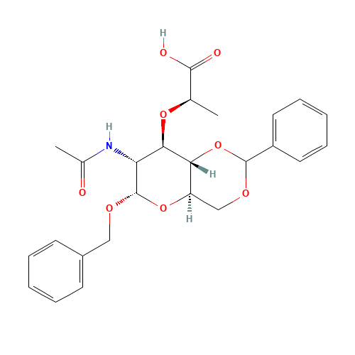 AC-ALPHA-BENZYL-4,6-O-BENZYLIDENE-MURAMIC ACID (CAS: 19229-57-3) - Related Chemical Product