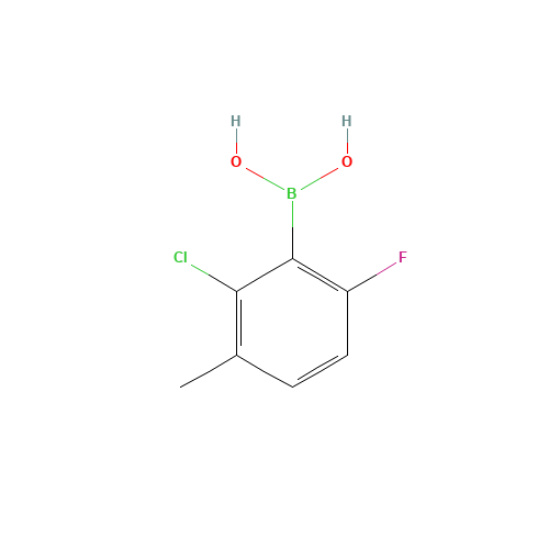 2-CHLORO-6-FLUORO-3-METHYLPHENYLBORONIC& (CAS: 352535-85-4) - Related Chemical Product