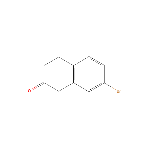 7-Bromo-2-tetralone (CAS: 132095-54-6) - Chemical Structure and Molecular Formula 