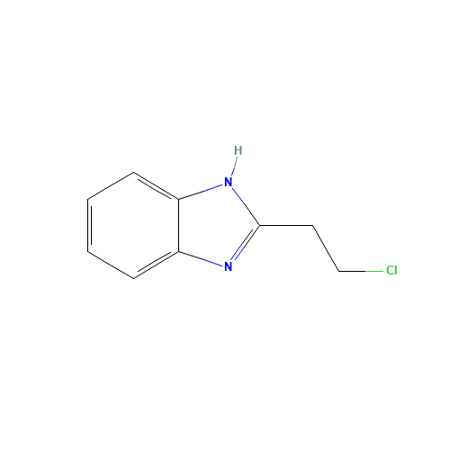 2-(2-Chloroethyl)benzimidazole (CAS: 405173-97-9) - Chemical Structure and Molecular Formula 