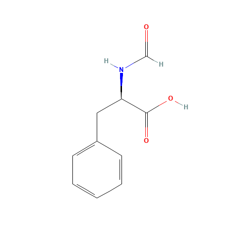 N-FORMYL-D-PHENYLALANINE (CAS: 59366-89-1) - Chemical Structure and Molecular Formula 