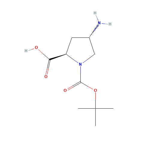 (2R,4S)-1-BOC-4-AMINO-PYRROLIDINE-2-CARBOXYLIC ACID (CAS: 132622-78-7) - Related Chemical Product