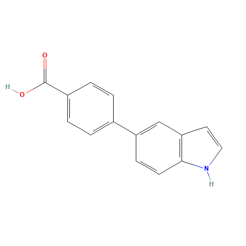 4-(5'-INDOLE)BENZOIC ACID (CAS: 886363-18-4) - Related Chemical Product