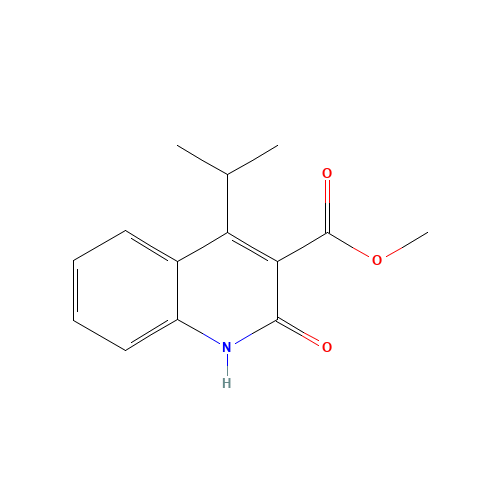 2-HYDROXY-4-ISOPROPYL-3-QUINOLINE CARBOXYLIC ACID METHYL ESTER (CAS: 672310-22-4) - Related Chemical Product