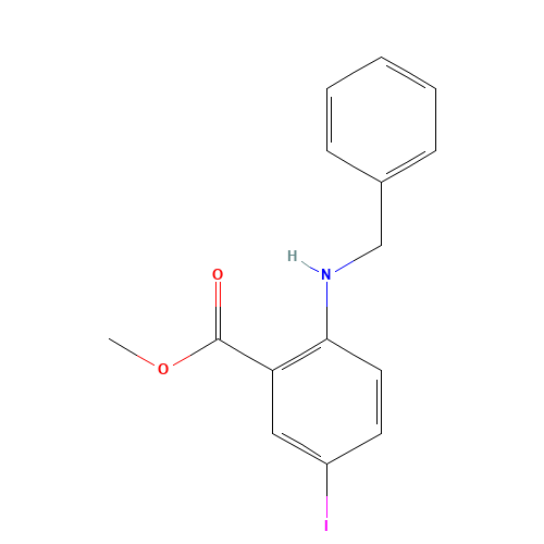 methyl 2-(benzylamino)-5-iodobenzoate (CAS: 1131587-21-7) - Related Chemical Product