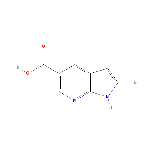 2-bromo-1H-pyrrolo[2,3-b]pyridine-5-carboxylic acid (CAS: 1150618-16-8) - Related Chemical Product