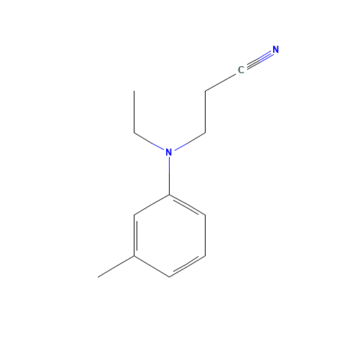 N-Ethyl-N-cyanoethyl-m-toluidine (CAS: 148-69-6) - Related Chemical Product
