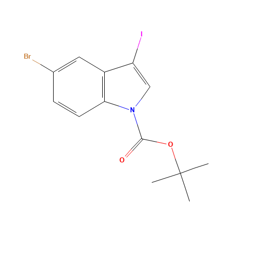 5-BROMO-3-IODOINDOLE-1-CARBOXYLIC ACID TERT-BUTYL ESTER (CAS: 850349-72-3) - Related Chemical Product