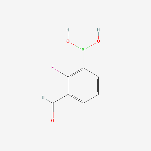 2-FLUORO-3-FORMYLPHENYLBORONIC ACID (CAS: 849061-98-9) - Related Chemical Product