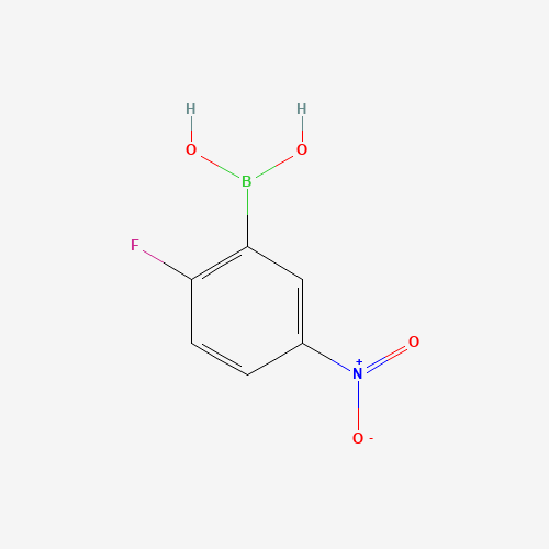 2-Fluoro-5-nitrophenylboronic acid (CAS: 819849-20-2) - Chemical Structure and Molecular Formula 