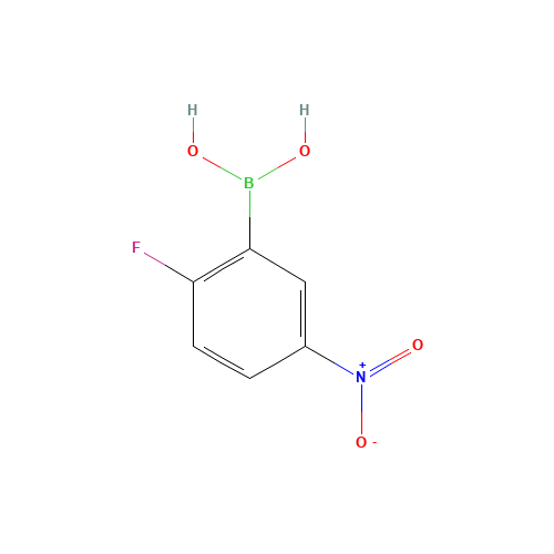 2-Fluoro-5-nitrophenylboronic acid (CAS: 819849-20-2) - Chemical Structure and Molecular Formula 