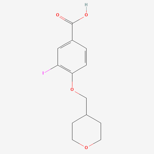 3-iodo-4-((tetrahydro-2H-pyran-4-yl)methoxy)benzoic acid (CAS: 1131614-89-5) - Related Chemical Product
