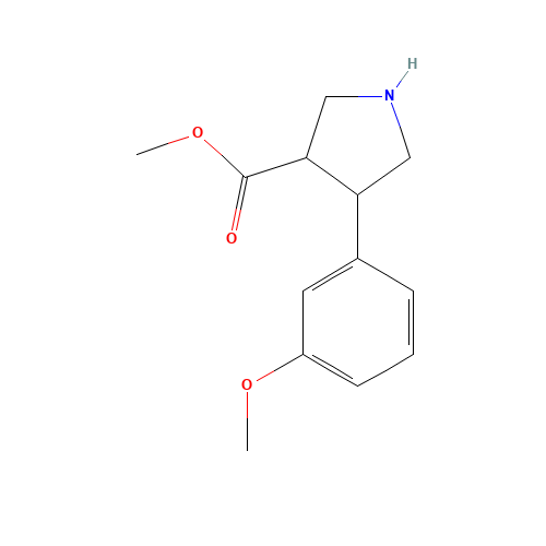 Trans-methyl 4-(3-methoxyphenyl)pyrrolidine-3-carboxylate (CAS: 939758-21-1) - Related Chemical Product