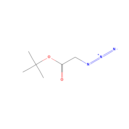 tert-butyl azidoacetate (CAS: 6367-36-8) - Chemical Structure and Molecular Formula 
