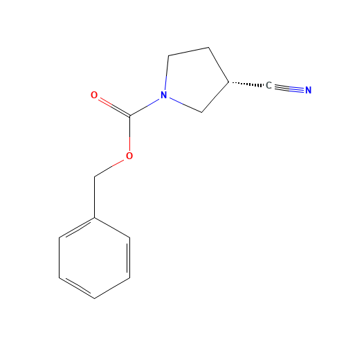 (S)-1-N-Cbz-3-cyanopyrrolidine (CAS: 193693-69-5) - Related Chemical Product