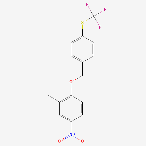 2-(4-TRIFLUOROMETHYLTHIOBENZOXY)-5-NITROTOLUENE (CAS: 106310-21-8) - Related Chemical Product
