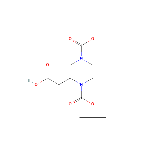 1,4-DI-BOC-2-PIPERAZINEACETIC ACID (CAS: 368442-00-6) - Related Chemical Product